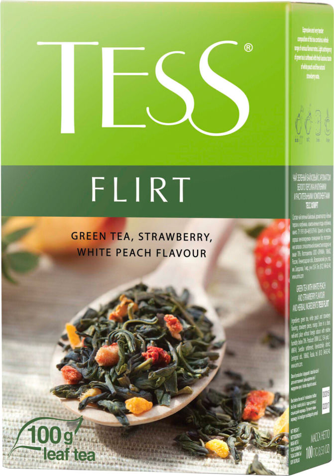 Чай зеленый Tess Flirt 100г