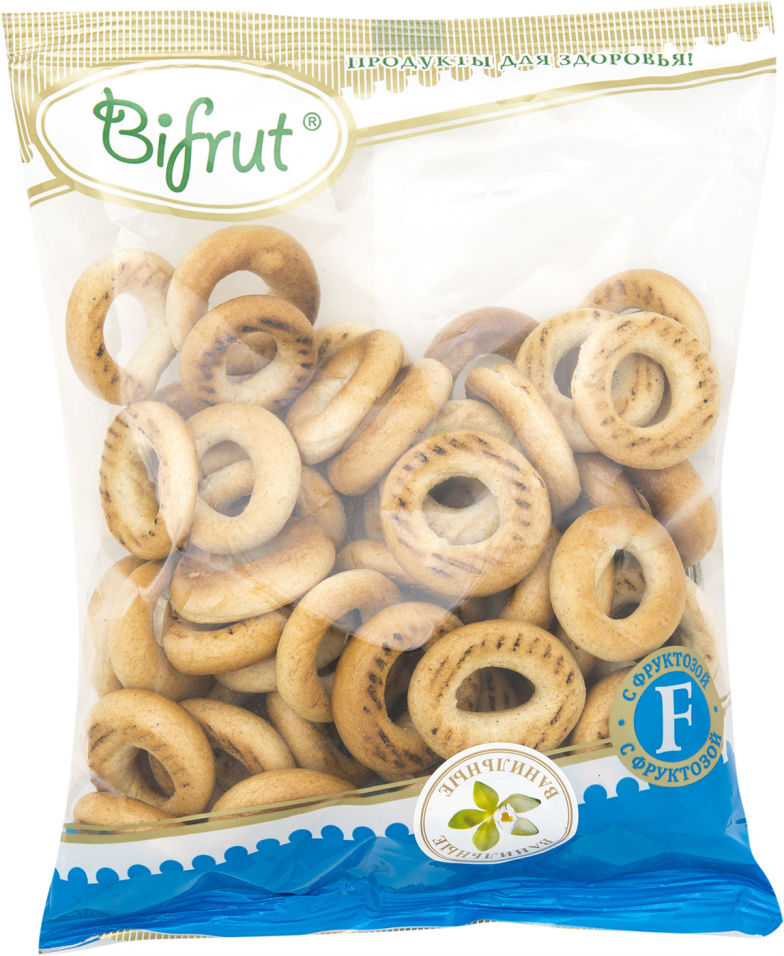 Сушка Bifrut Ванильная на фруктозе 200г