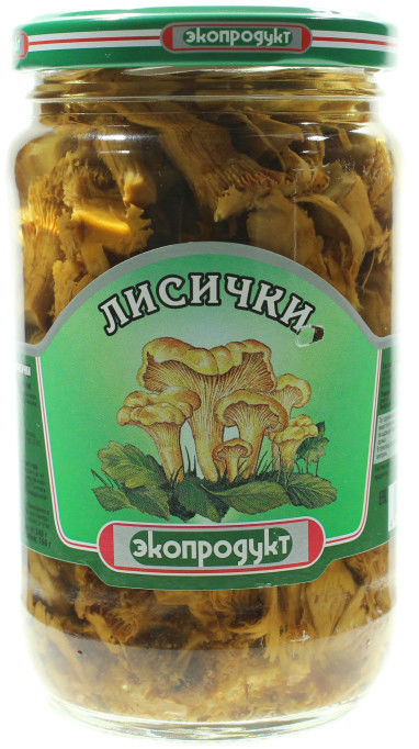 Лисички Экопродукт маринованные 350мл