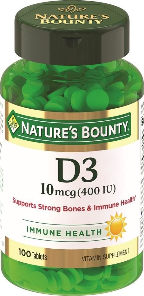 Отзывы о Витамины Natures Bounty D3 400ME 100 таблеток Отзывы о Витамины Natures Bounty D3 400ME 100 таблеток