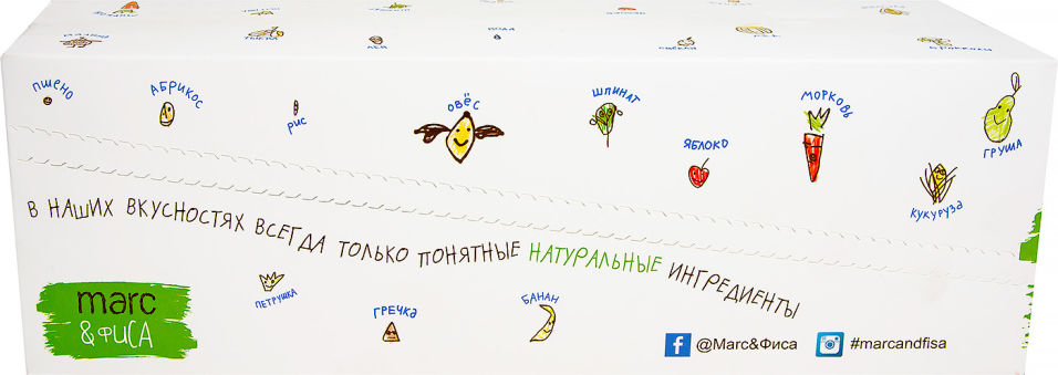 Готовый завтрак Marc&Фиса Груша и Морковь 270г