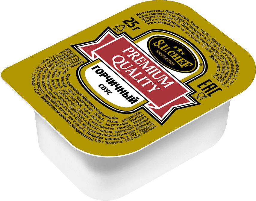 Соус S.U.Chef Горчичный 25г