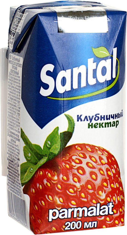 Нектар Santal Клубничный 200мл Нектар Santal Клубничный 200мл
