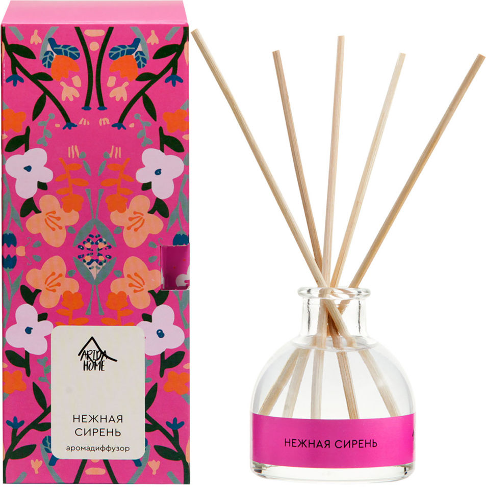Ароматический диффузор Arida Home Нежная сирень 50мл
