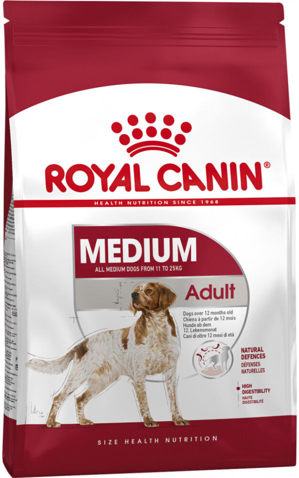 Сухой корм для собак Royal Canin Adult Medium Птица 3кг Сухой корм для собак Royal Canin Adult Medium Птица 3кг