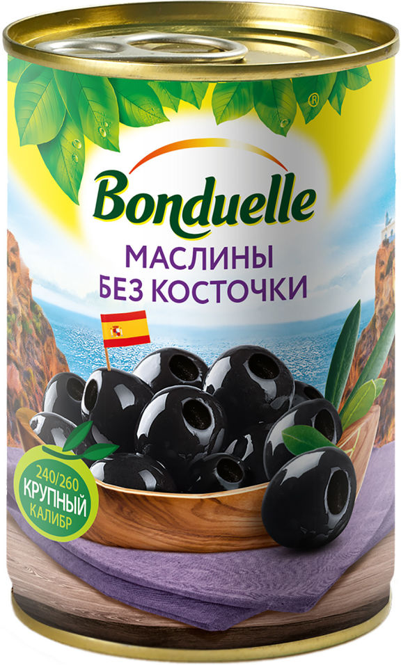 Маслины Bonduelle Classique без косточки 300г Маслины Bonduelle Classique без косточки 300г