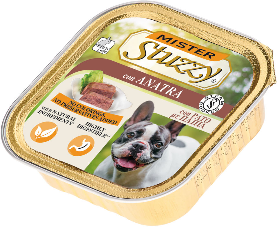 Корм для собак Mister Stuzzy Dog с уткой 150г Корм для собак Mister Stuzzy Dog с уткой 150г