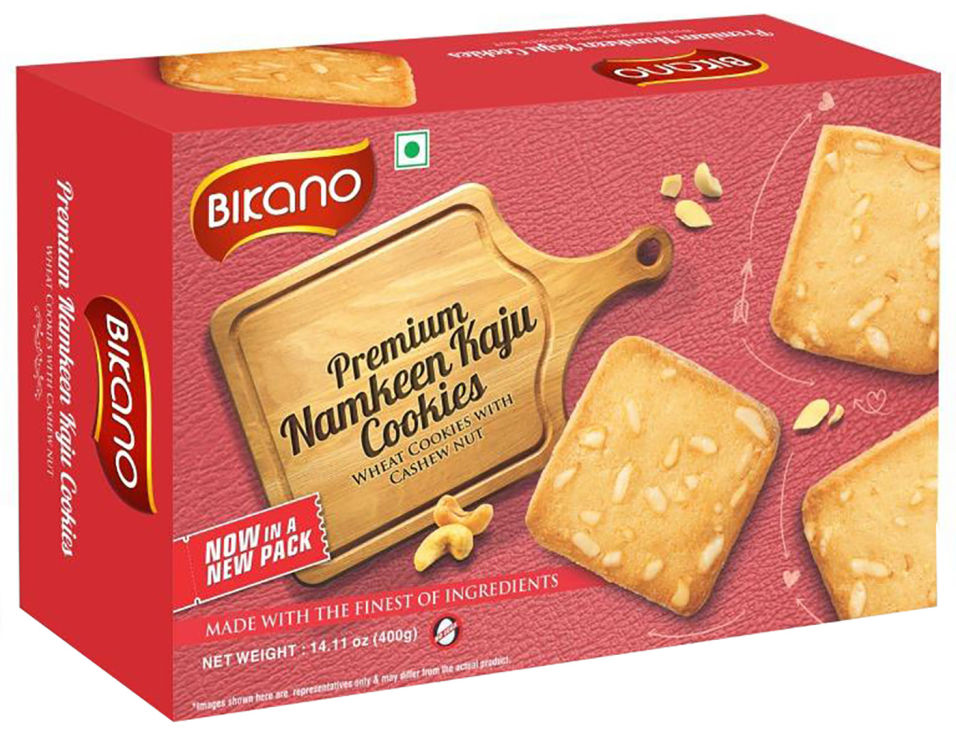 Печенье Bikano Milk Kaju сладко-соленое с кешью 400г