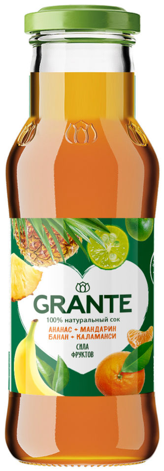 Сок Grante Ананас-мандарин-банан-каламанси 0.25л