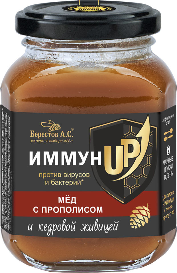 Мед Берестов А.С. С прополисом 200г
