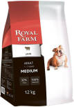 Сухой корм для собак Royal Farm Ягненок для средних пород 12кг Сухой корм для собак Royal Farm Ягненок для средних пород 12кг