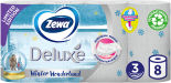 Туалетная бумага Zewa Deluxe Белая 8 рулонов 3 слоя Туалетная бумага Zewa Deluxe Белая 8 рулонов 3 слоя