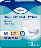 Подгузники-трусы Tena Pants Normal для взрослых размер М 80-110см 10 шт Подгузники-трусы Tena Pants Normal для взрослых размер М 80-110см 10 шт