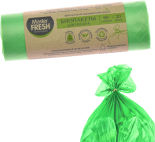 Биопакеты для мусора Master Fresh биоразлагаемые салатовые 60л 20шт
