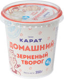 Творог Карат Зерненый Домашний 4% 350г Творог Карат Зерненый Домашний 4% 350г