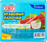 Крабовые палочки Vici охлажденные 500г Крабовые палочки Vici охлажденные 500г