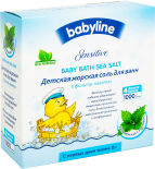 Соль для ванн Babyline Sensitive детская с крапивой 4шт*250г