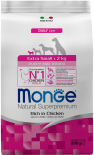 Корм для щенков Monge Dog Extra Small для миниатюрных пород с курицей 800г Корм для щенков Monge Dog Extra Small для миниатюрных пород с курицей 800г