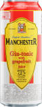 Коктейль Manchester Gin-Tonic&Grapefruit 7.2% 0.5л Коктейль Manchester Gin-Tonic&Grapefruit 7.2% 0.5л