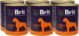Корм для собак Brit Говядина и печень 850г