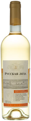 Вино Русская Лоза белое полусладкое 12% 0.75л