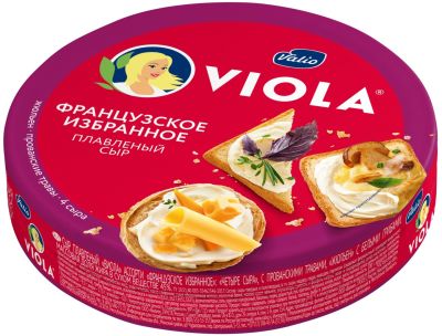 Сыр плавленый Viola ассорти Французское избранное 45% 130г