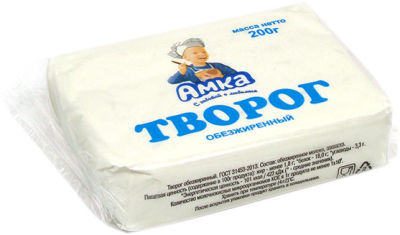 Творог Амка обезжиренный 0.1% 200г