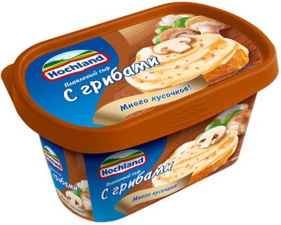 Сыр плавленый Hochland с грибами 55% 400г