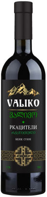 Вино Valiko Ркацители белое сухое 11-13% 0.75л
