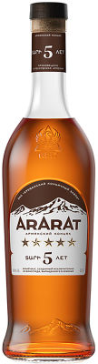 Коньяк Арарат 3 звезды 40% 0.5л