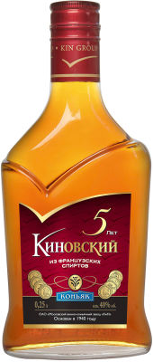 Коньяк Киновский 5 лет 40% 0.25л