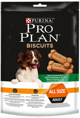 Лакомство для собак Pro Plan Biscuits All Size Adult с ягненком и рисом 400г