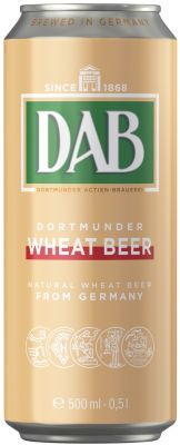 Пиво DAB Пшеничное 4.8% 0.5л