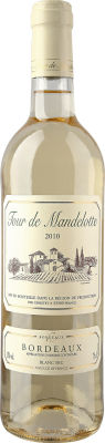 Вино Tour de Mandelotte Bordeaux Blanc белое сухое 11.5% 0.75л