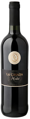 Вино La Casada Merlot красное сухое 12% 0.75л