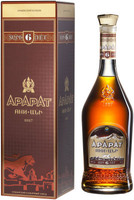 Коньяк Арарат Ани 6 лет 40% 0.5л п/у