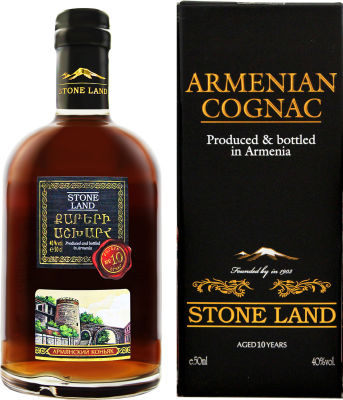 Коньяк Stone Land №10 10 лет 40% 0.5л п/у