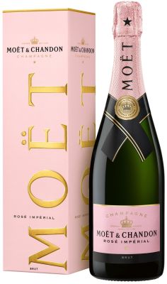 Шампанское Moet&Chandon Brut Imperial Rose розовое брют 12% 0.75л п/у