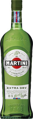 Вермут Martini Extra dry белый сухой 18% 1л