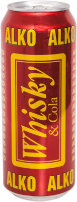 Напиток пивной Alko Whisky&Cola осветленный 6.9% 0.5л