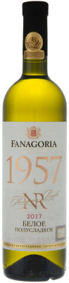Вино Fanagoria NR белое полусладкое 11-13% 0.75л